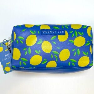 Dabney Lee Blue Lemon Print Pouch